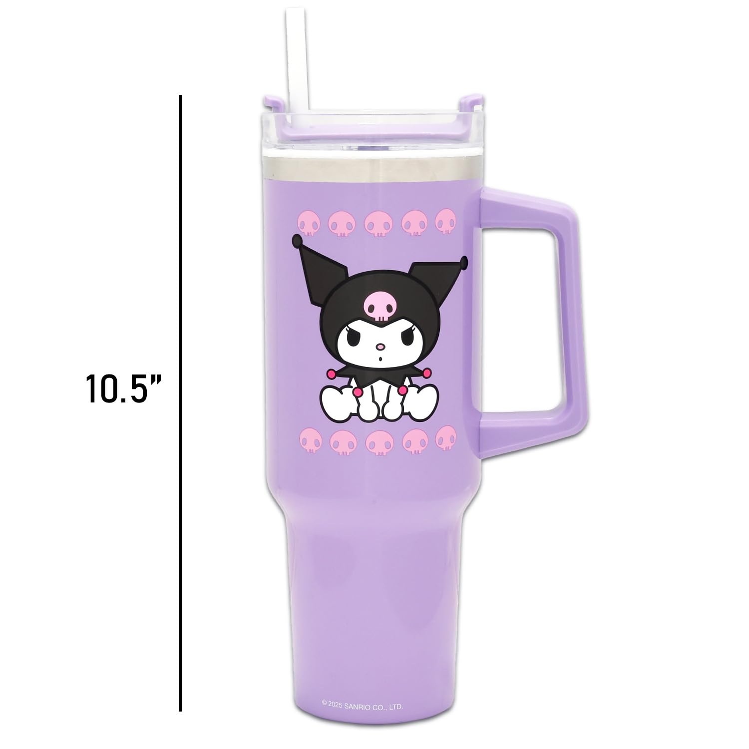 SANRIO Kuromi vaso de 40 onzas para bebidas prolongadas.