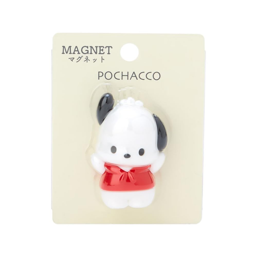 Sanrio Pochacco imán para refrigerador con forma tridimensional, ideal para notas.