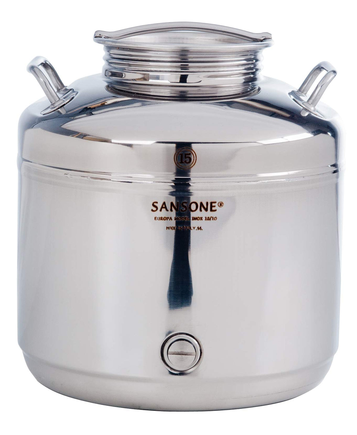 Sansone dispensador con grifo removible para un vertido preciso