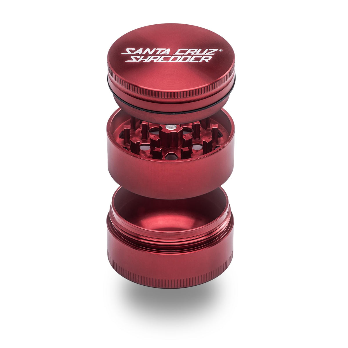 Santa Cruz Shredder molinillo de especias metal tapa texturizada para agarre firme