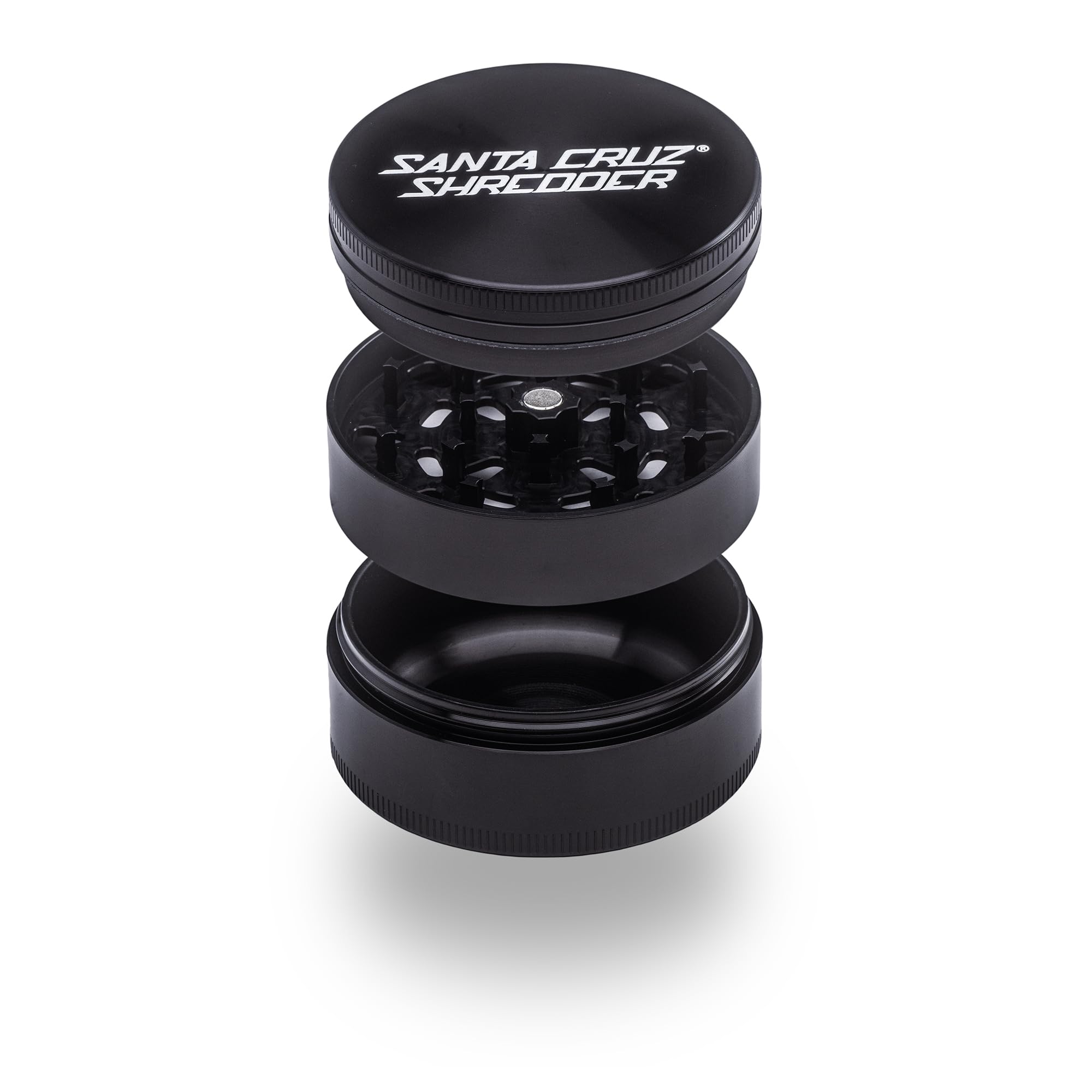 Santa Cruz Shredder: tapa ranurada para un agarre firme durante la molienda.