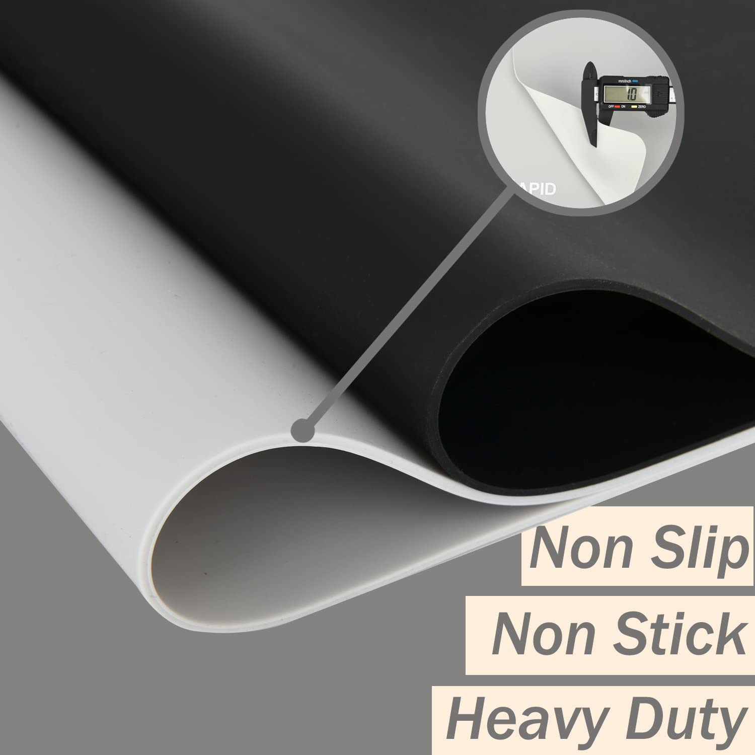 SAPID mantel silicona antideslizante de doble cara mantiene estable la superficie.