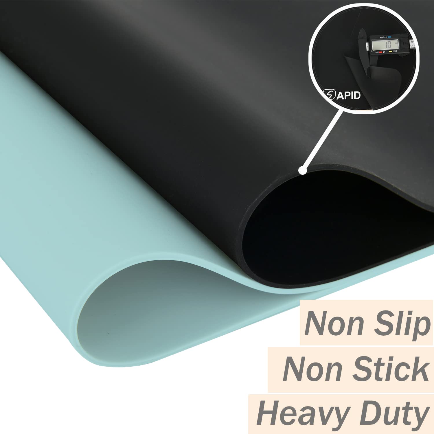 SAPID mat resistente al calor soporta electrodomésticos y utensilios calientes.