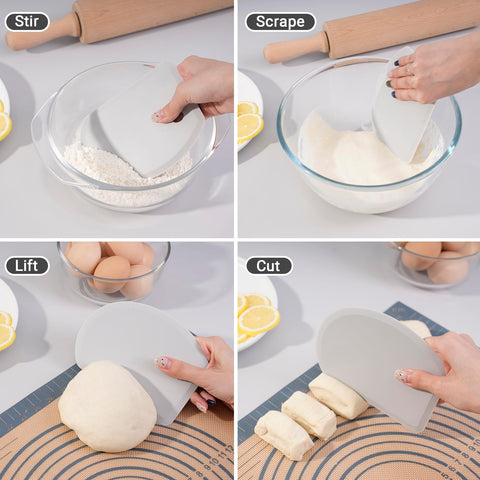SAPID raspador masa con agujero para colgar, almacenamiento práctico.