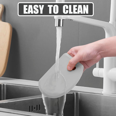 SAPID detalle: núcleo de acero inoxidable y silicona, utensilio seguro para alimentos.