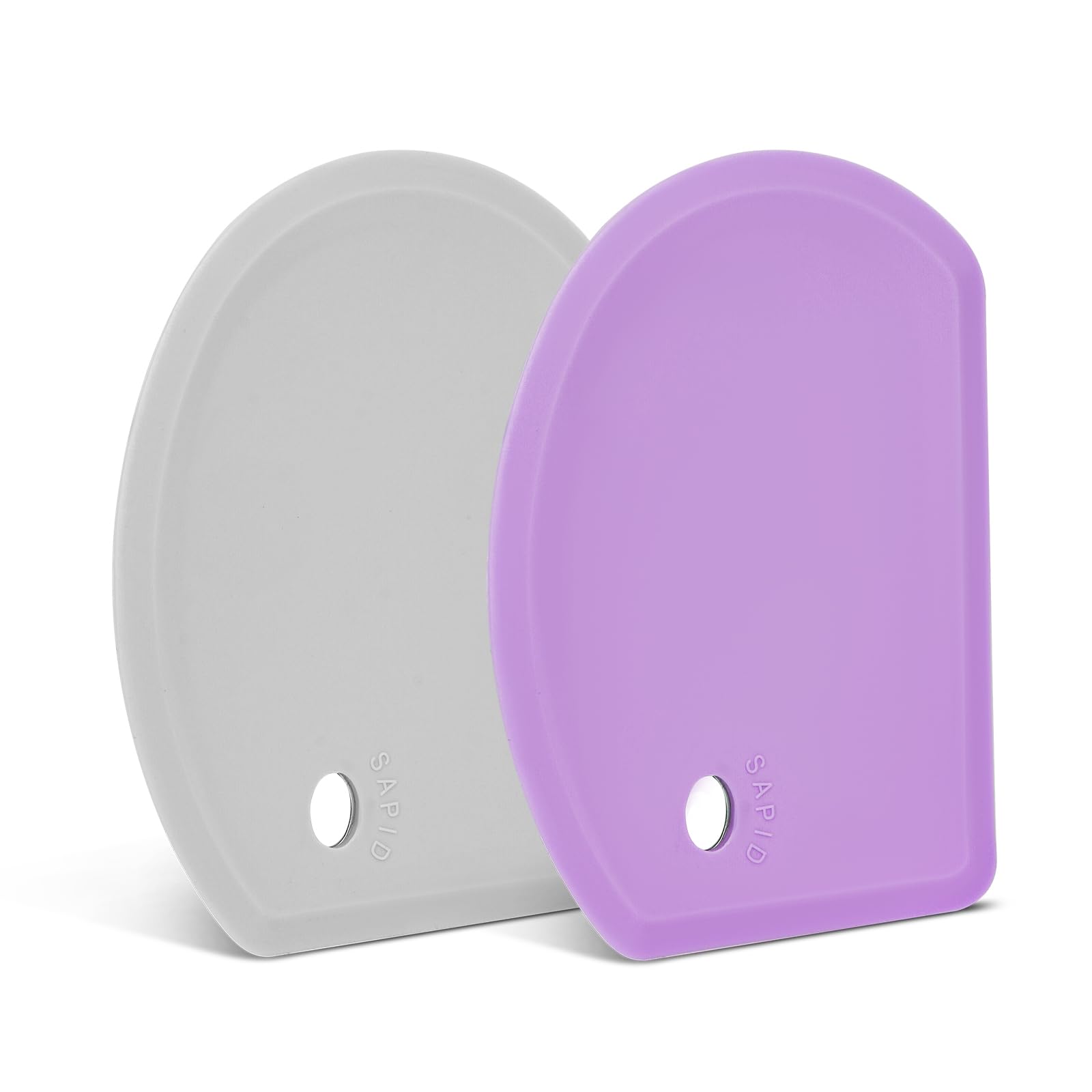 SAPID raspador de masa con núcleo de acero inoxidable, silicona flexible para amasado suave.