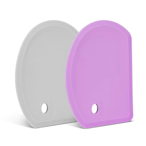 SAPID raspador de masa con núcleo de acero inoxidable, silicona flexible para amasado suave.