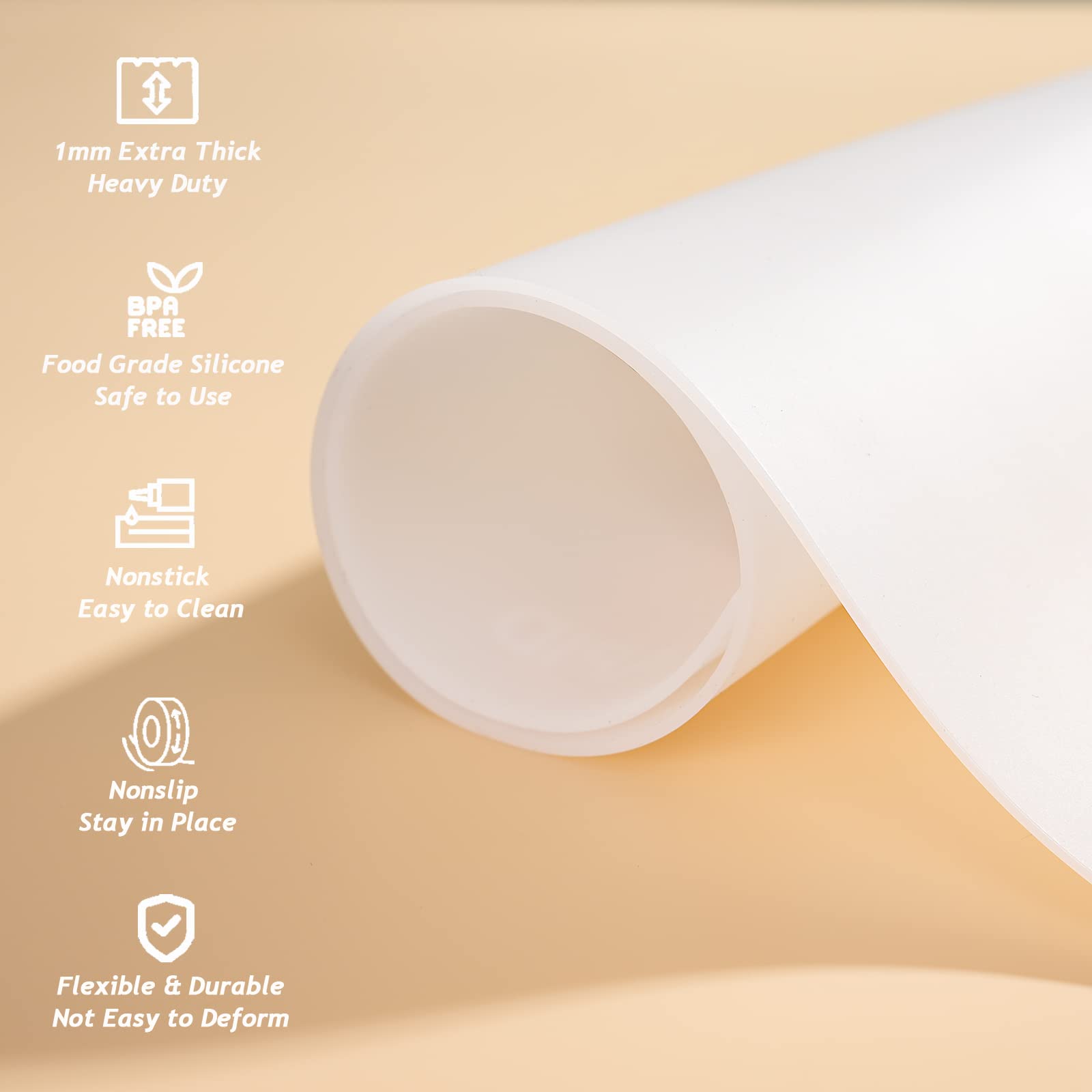 Tapete Sapid silicona cortable para adaptar el tamaño a distintas superficies.