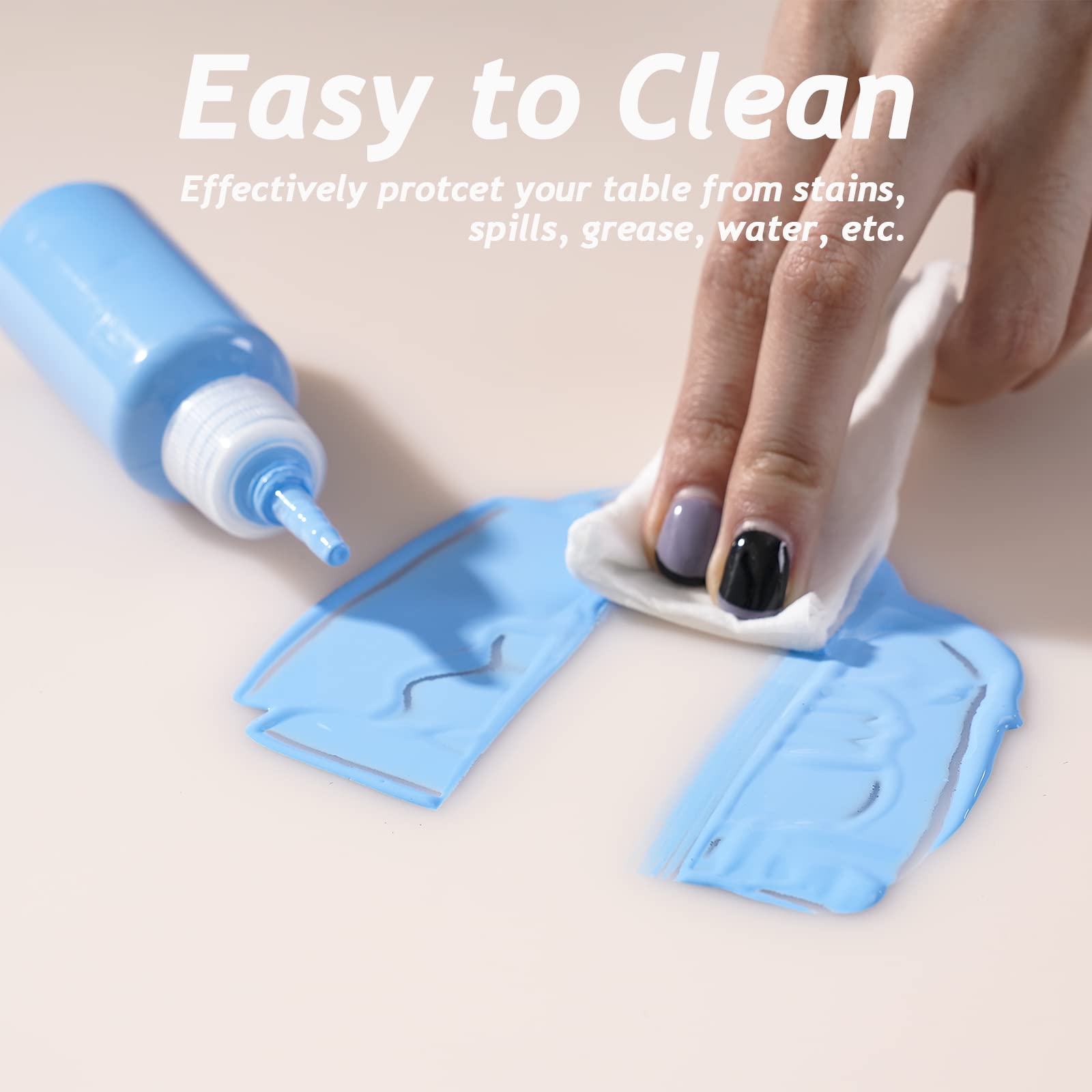 Tapete Sapid silicona fácil de limpiar, ideal para derrames y limpieza diaria.