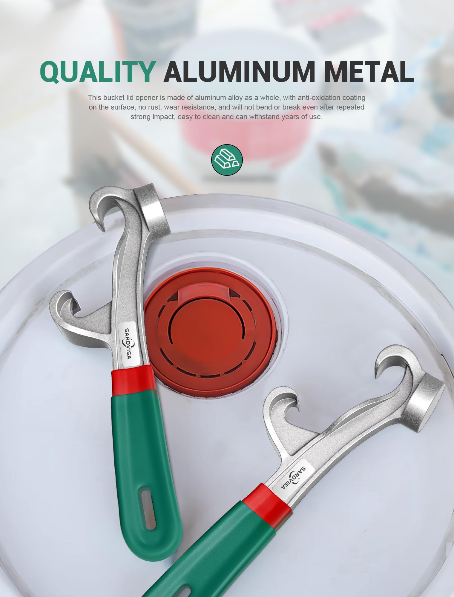 Cuerpo de aluminio con recubrimiento anticorrosión de SARDVISA.