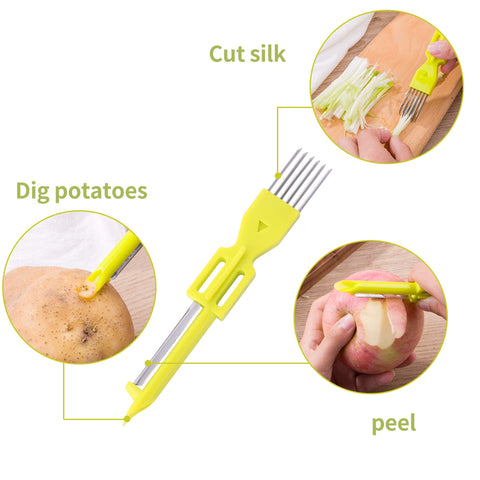 Tijeras SASACIA sobre superficie de cocina lista para usar