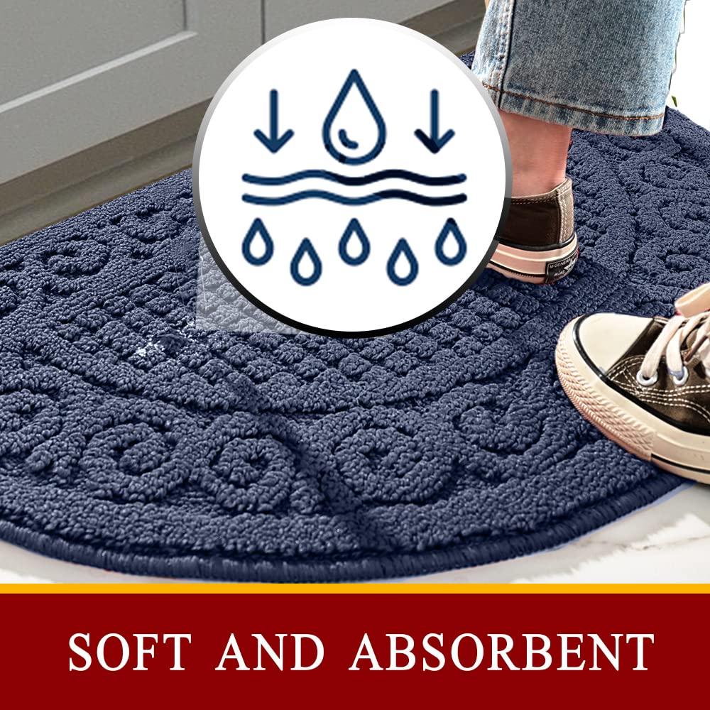 Alfombra azul marino para fregadero de SASTYBALE, apoyo cómodo para pies al cocinar.