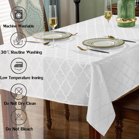 SASTYBALE funda de mesa con diseño jacquard elegante para ocasiones especiales.