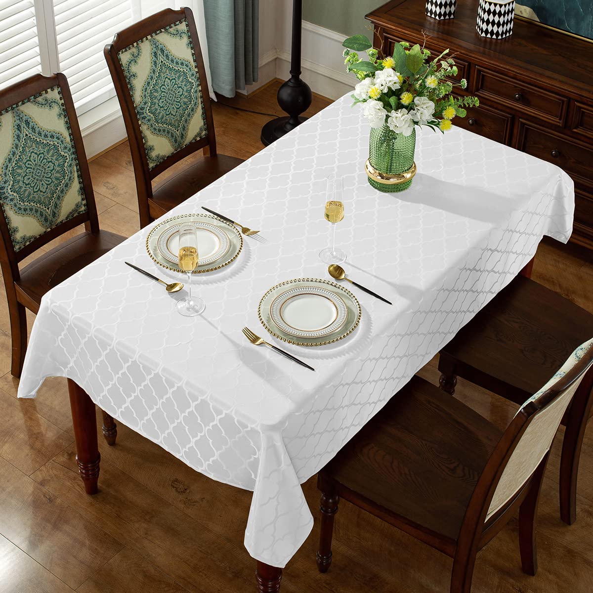 SASTYBALE funda de mesa resistente al agua para derrames y limpieza rápida.