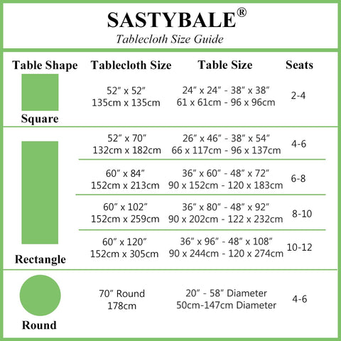 Acabado suave y lujoso SASTYBALE mejora la estética de la mesa