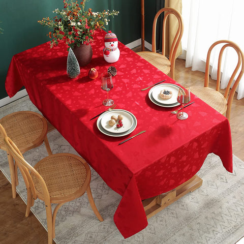 Mantel SASTYBALE navidad rectangular con regalos, ideal para reuniones familiares
