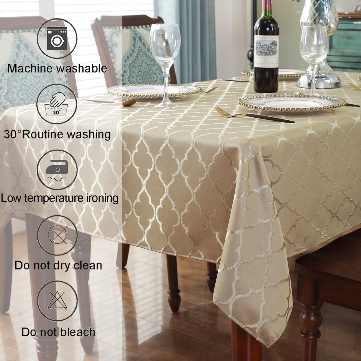 Protector de mesa versátil SASTYBALE para uso diario y eventos