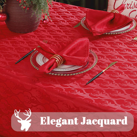 Mantel SASTYBALE rectangular 60x102 para mesas grandes sin arrugas.