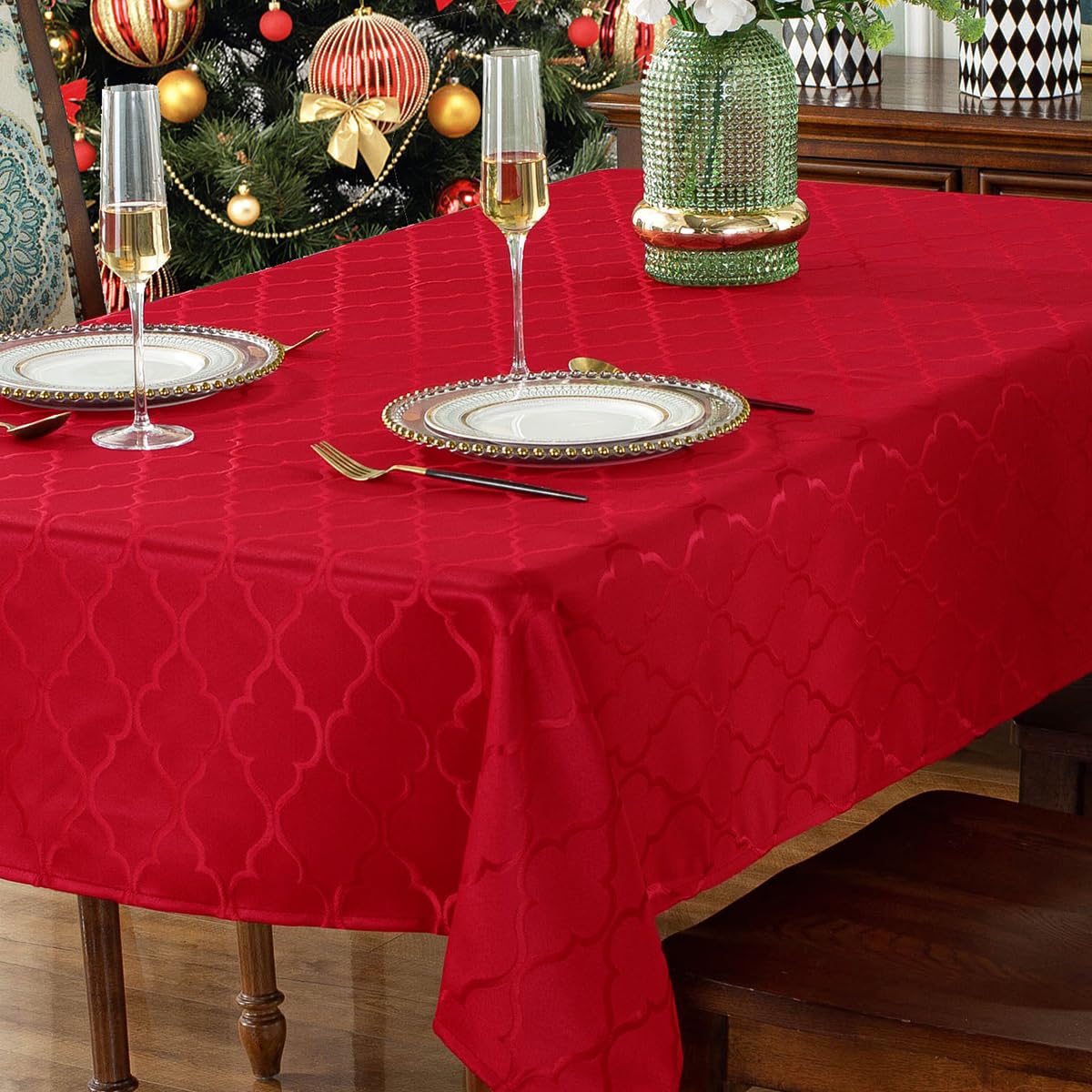 Mantel SASTYBALE rectangular resistente al agua para cenas y reuniones