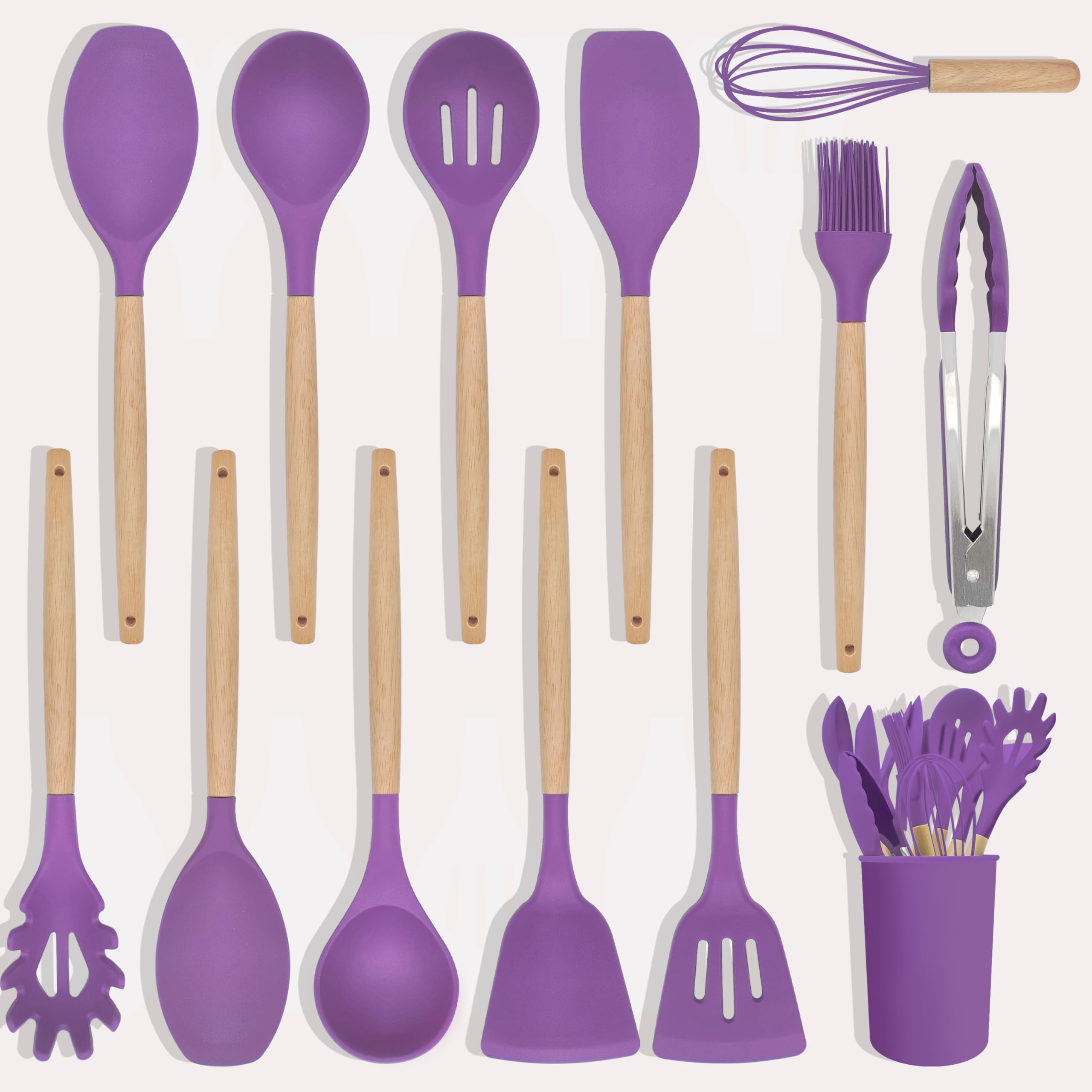 Satax set de utensilios de cocina 12 piezas, conjunto completo para uso diario.