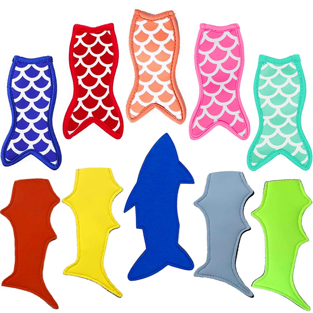 Fundas Satomoto para paleta sirena rosa, agarre cómodo y aislamiento térmico.