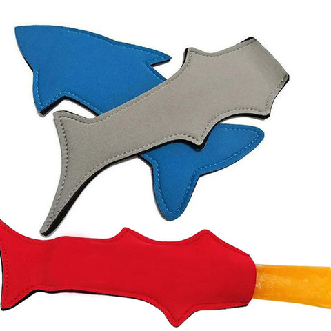 Fundas Satomoto para paleta tiburon verde, agarre estable durante meriendas.