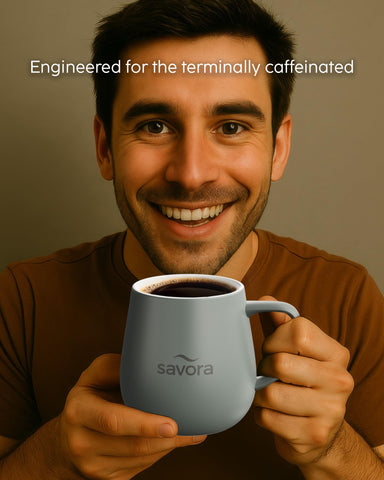 Pad inalámbrico IntelliHeat transmite calor a la taza para uso cómodo