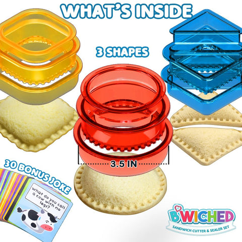 Savoychef cortador sándwich circulo para loncheras rápidas.