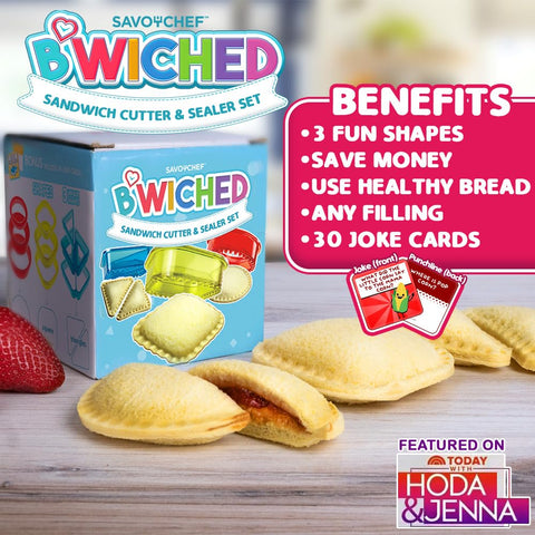 Savoychef sellador sándwich bento con cierre fiable.
