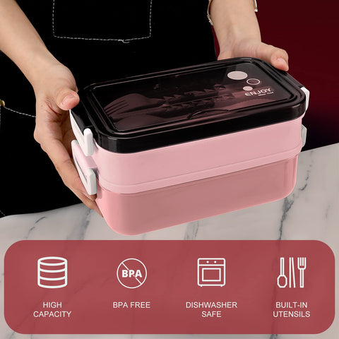 SAVTON Bento apta para microondas, calentamiento breve recomendado para conservar materiales.