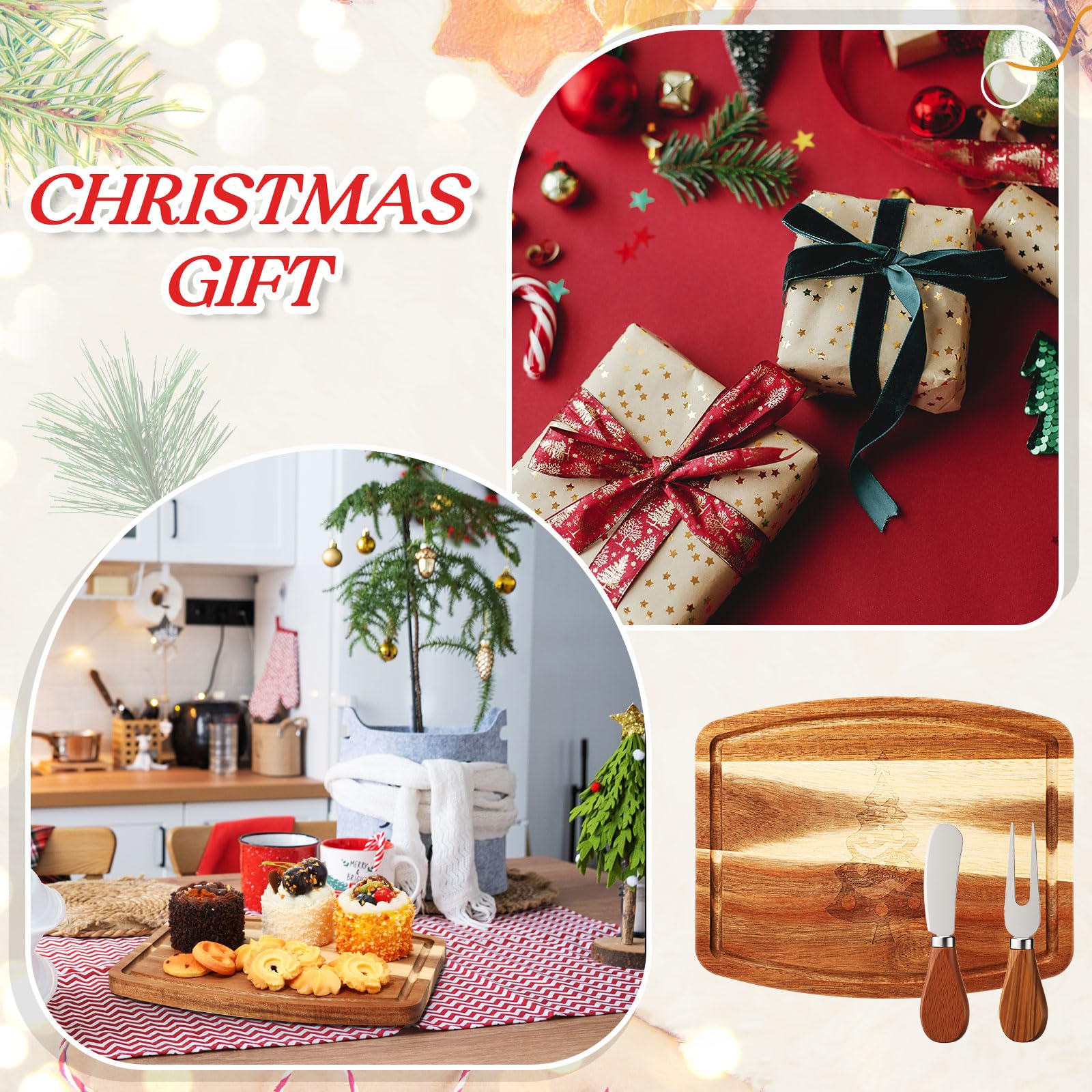 Sawysine conjunto de 8 tablas para regalos, perfecto para brindis y celebraciones.