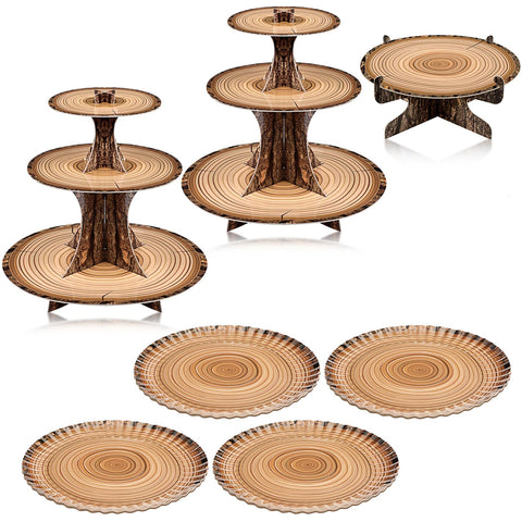 Sawysine: soporte de tarta de tres niveles, ideal para pasteles y presentaciones elegantes