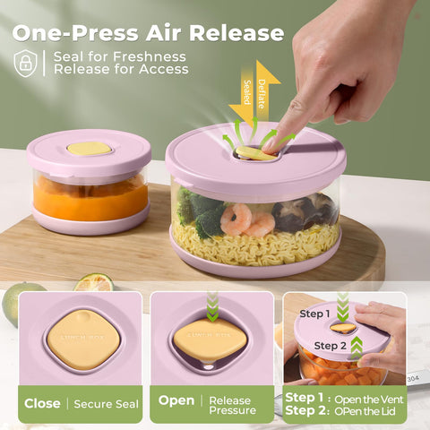 SAYAPE tapa hermética con válvula de ventilación para sellar y conservar.