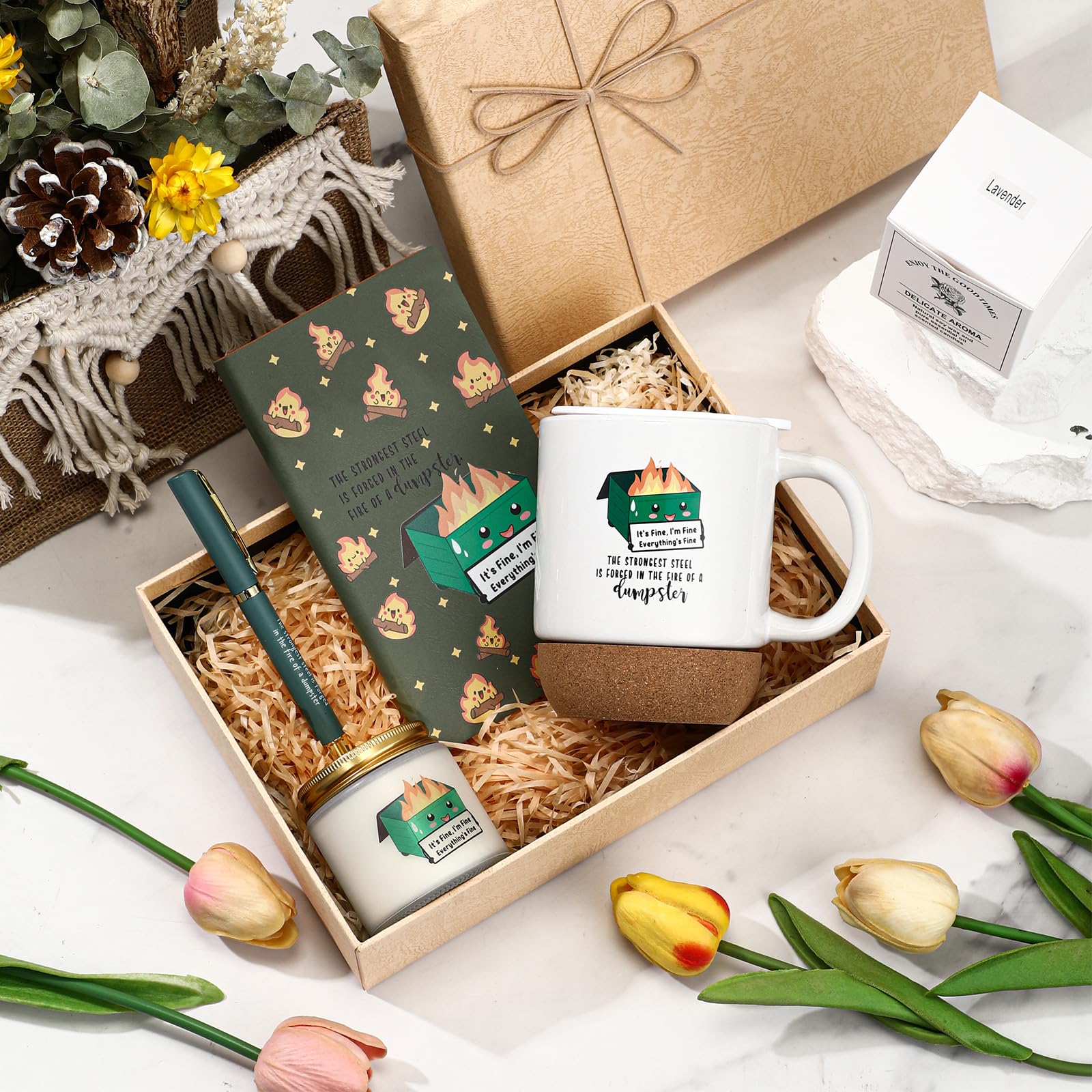 Sayglossy set regalo oficina, perfecto para equipos docentes y corporativos.