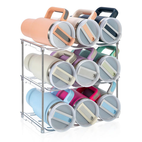 Sbosbo organizador de botellas para Stanley 40oz, acceso rápido y orden.
