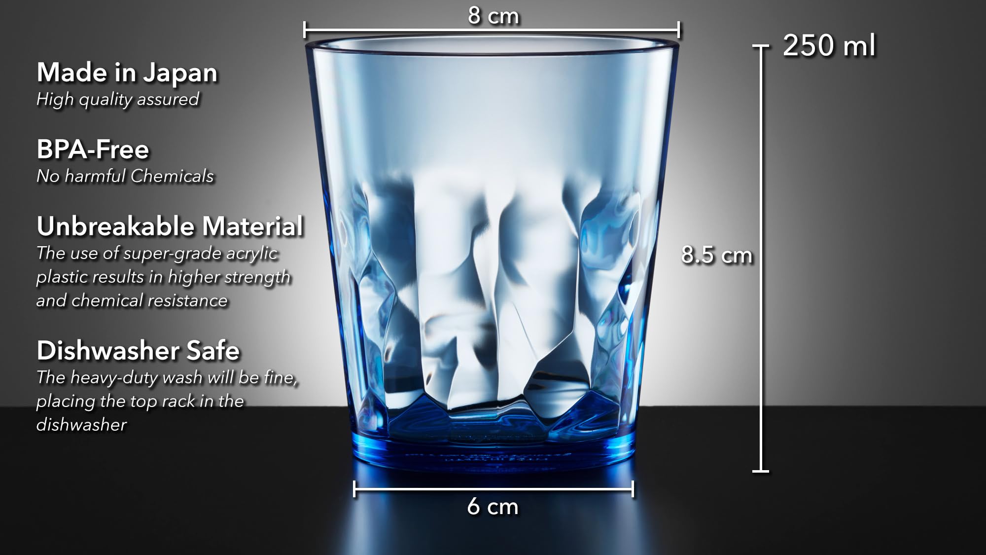 SCANDINOVIA vasos ligeros y fáciles de agarrar, ideales para niños.