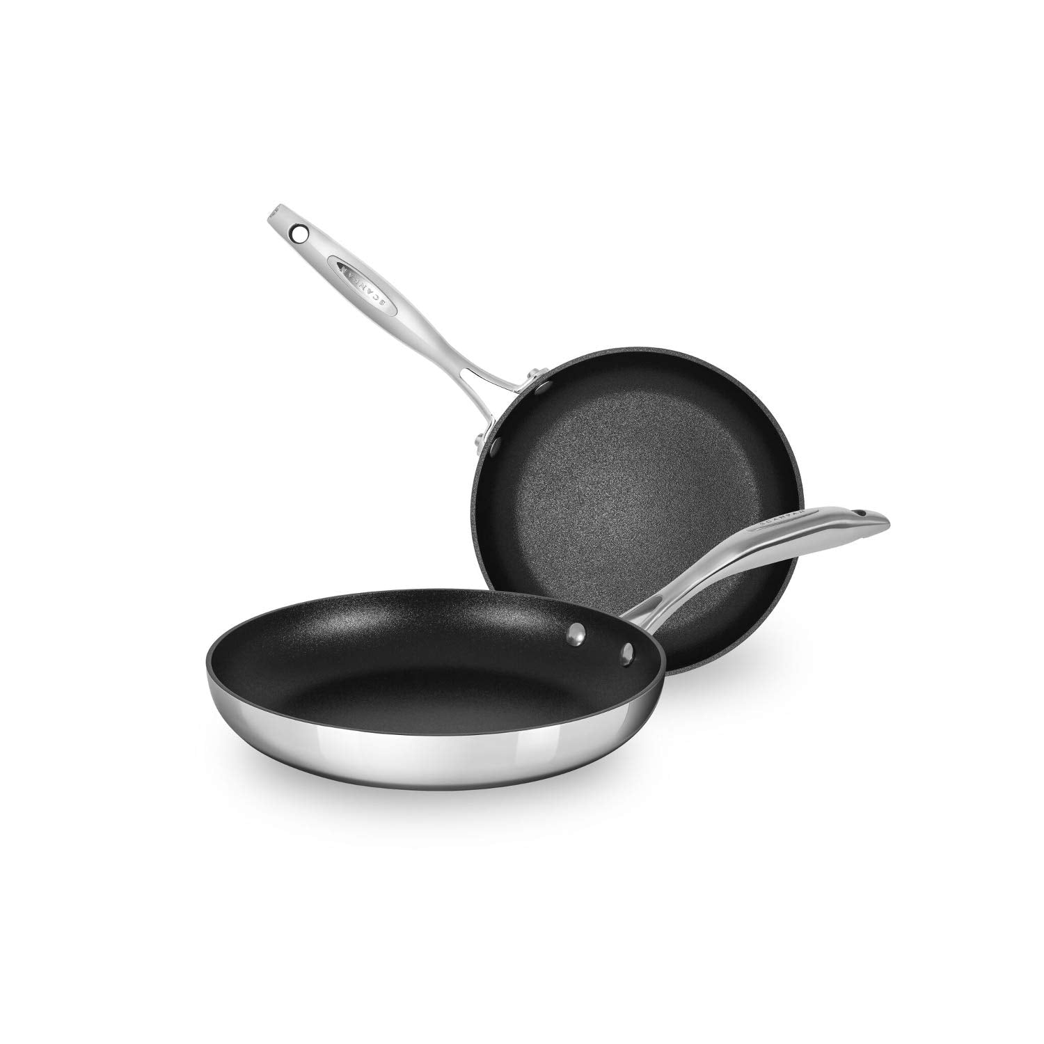 Conjunto Scanpan HaptIQ de sartenes de 8 y 10¼ pulgadas para saltear con distribución uniforme
