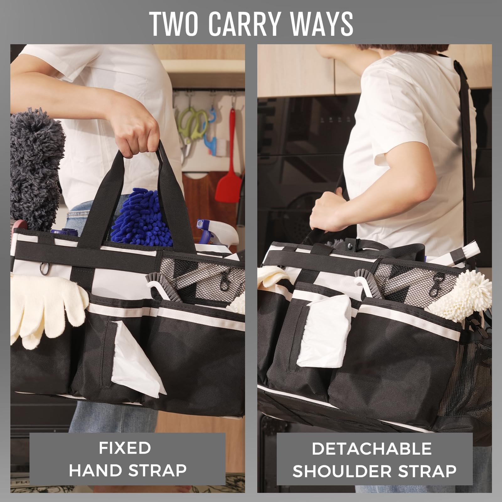 SCAVATA Caddy Portátil con correa ajustable para transporte cómodo