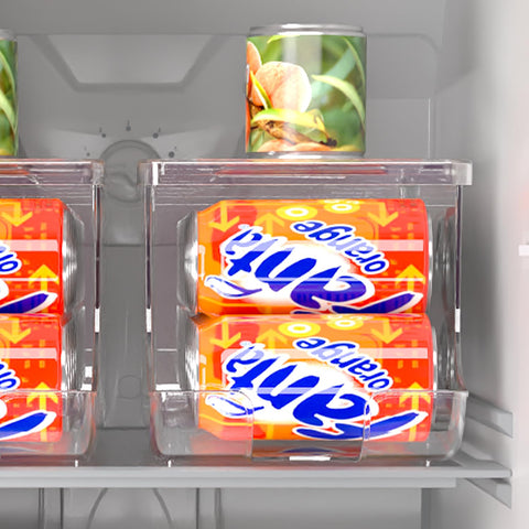 SCAVATA orden de latas, todo en su lugar.