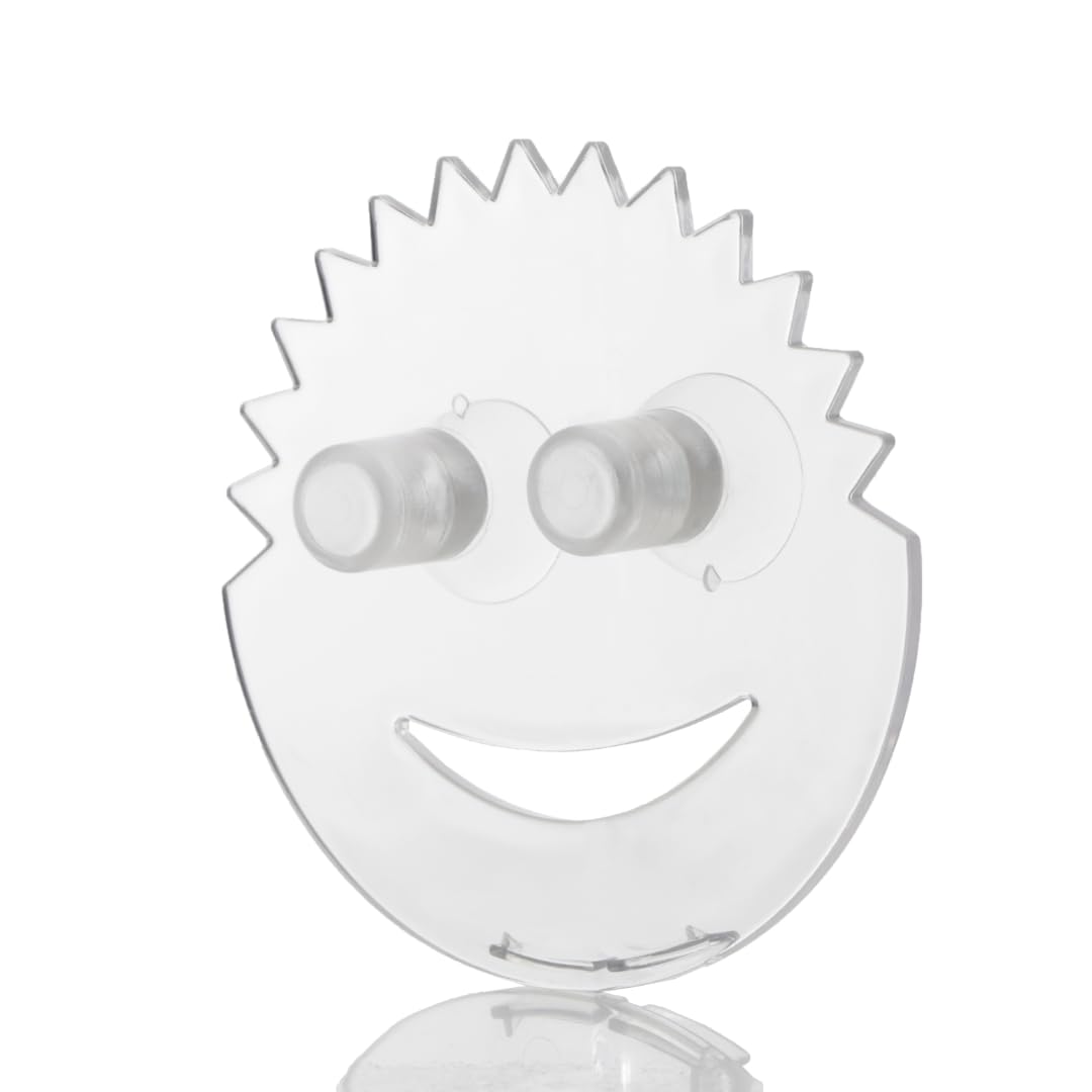 Scrub Daddy Caddy para uso en cocina o baño, manteniendo orden y fácil acceso.