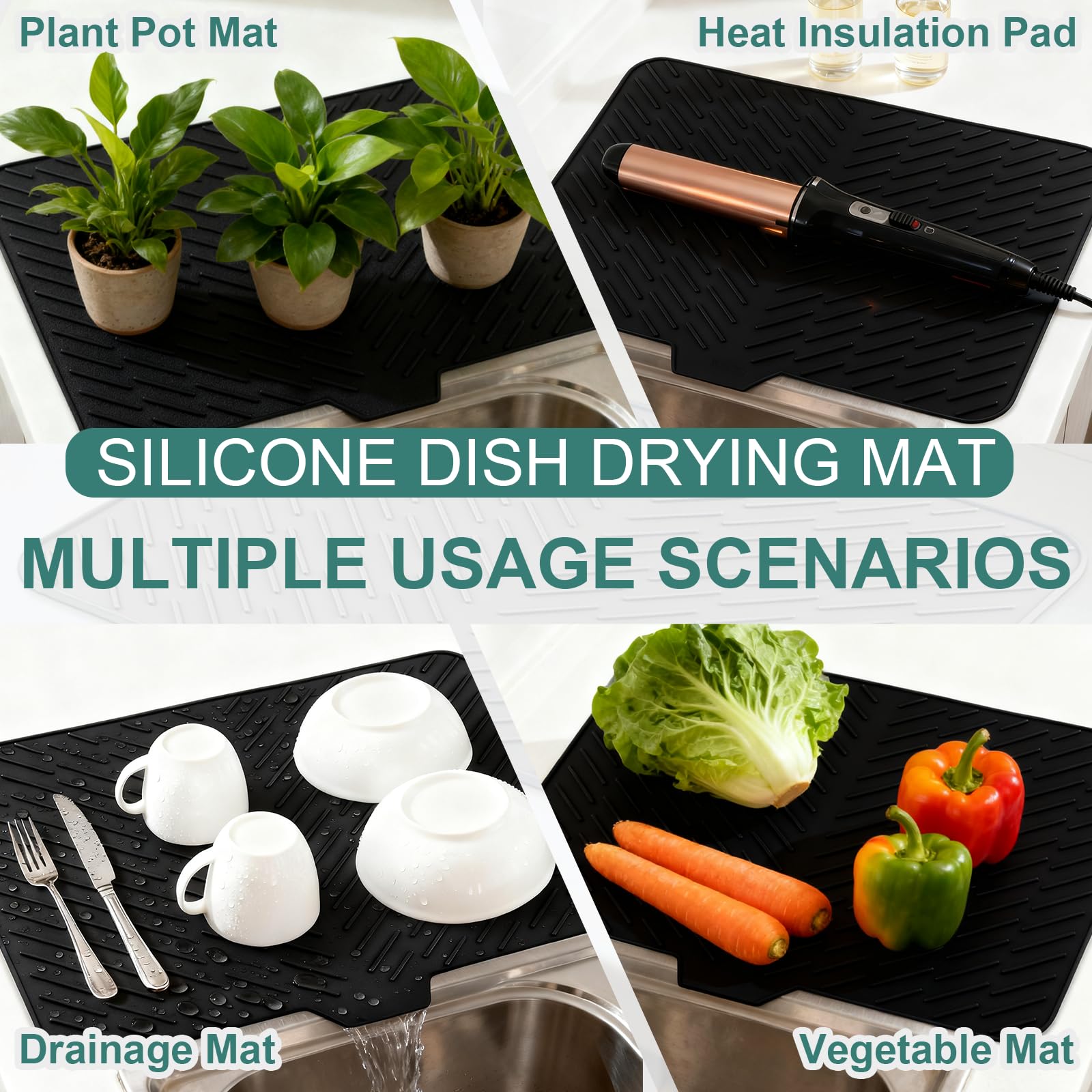 SCYFREID Uso multifuncional: ideal como soporte para esponjas y artículos de baño.