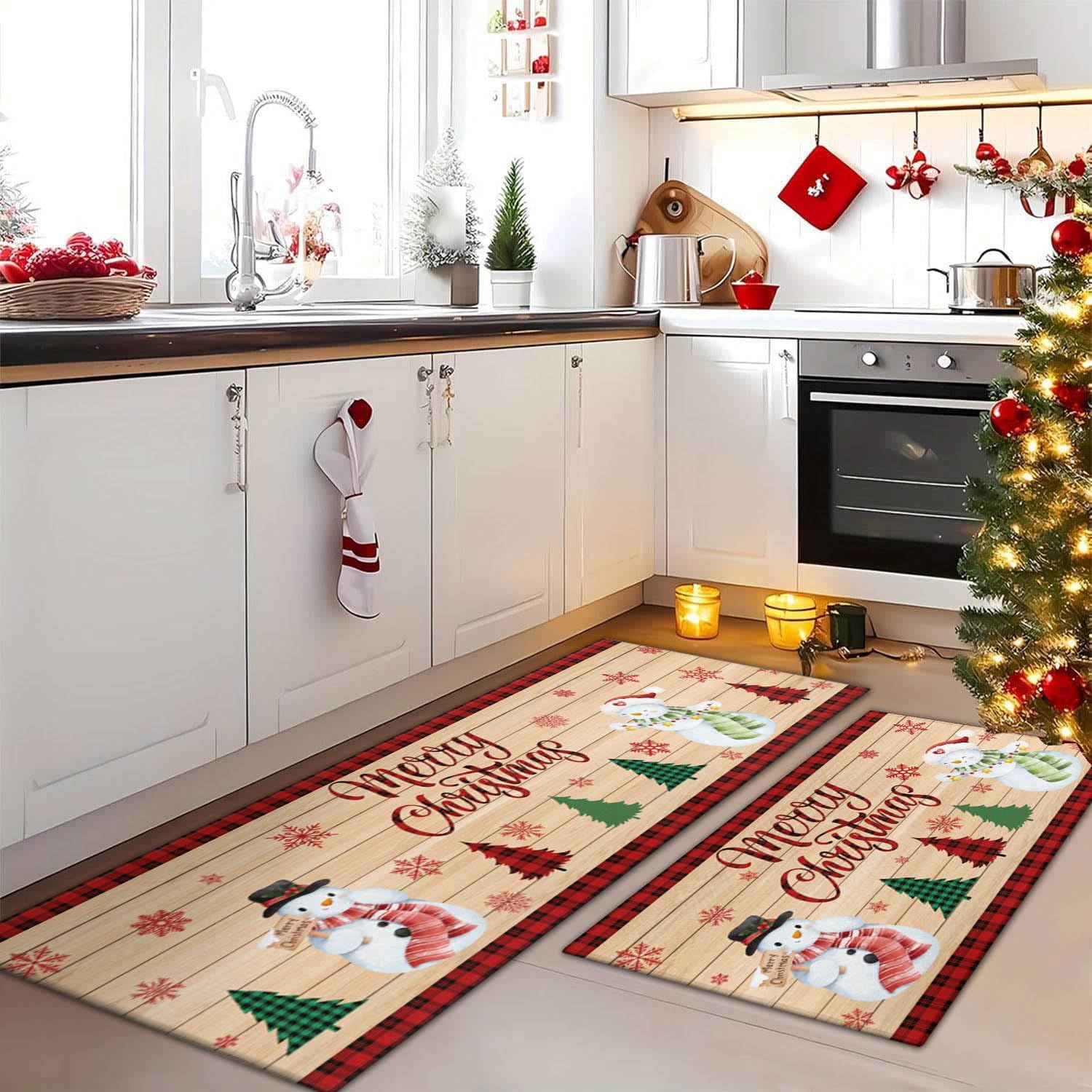 Alfombra de decoración estacional sdhinlwo, añade encanto navideño a cualquier ambiente.