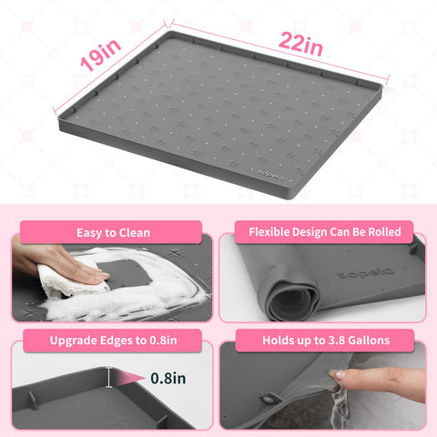 Sdpeia alfombra multiusos para lavabo y cocina.