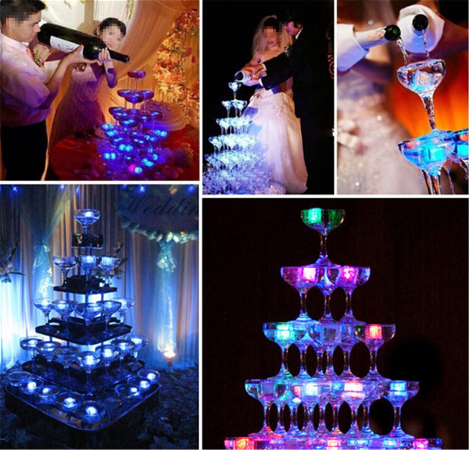 SeaISee cubos LED con colores variados para ambientar eventos.