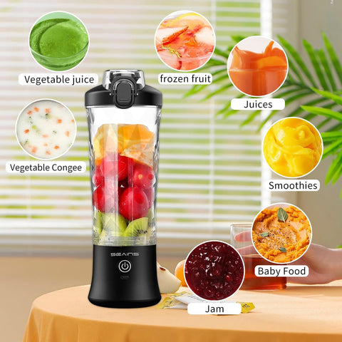 SEAINS licuadora IP67 facilita limpieza y protección contra salpicaduras.