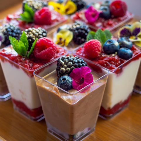 Versatilidad SEANSDA para postre, pudín, yogur y fruta.