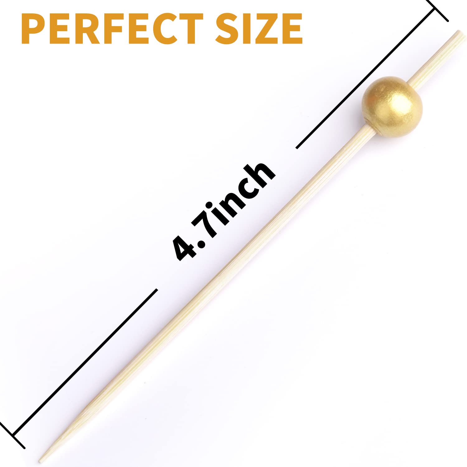 Ideal para bebidas y cócteles con elementos decorativos dorados.