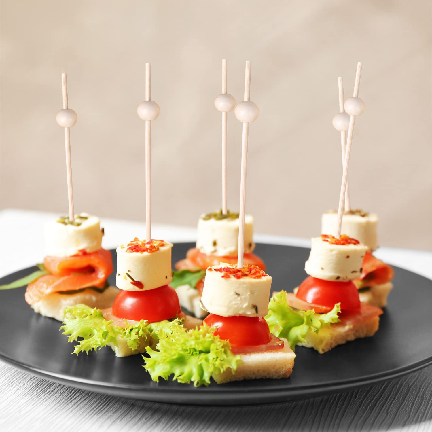 Pinchos SEANSDA para boda y catering, presentaciones elegantes.