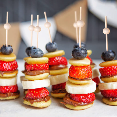 Pinchos SEANSDA para cócteles, ideas de servicio de aperitivos.