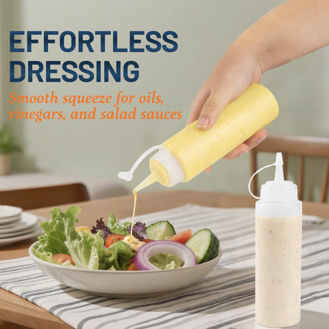 SECLENT punta ajustable para controlar el flujo, adecuado para salsas y aderezos.
